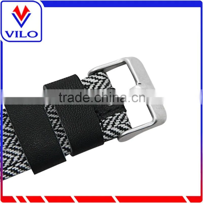 Fashion Genuine Leather Replacement Watch Band Strap with Adapter Clasp For Apple Watch