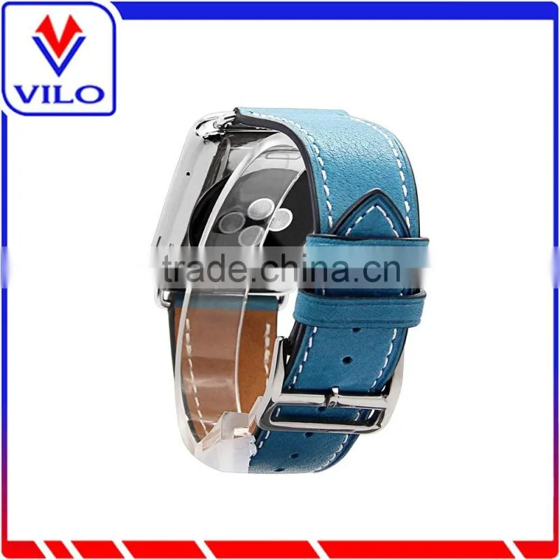 Genuine Leather Single Tour Bracelet Leather Band For Apple Watch Leather Wrist Strap