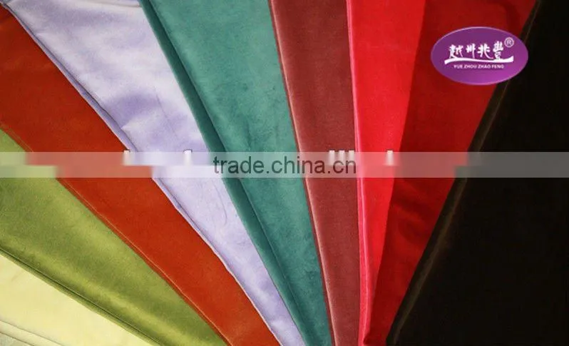 cotton stretch velvet fabric for apparel