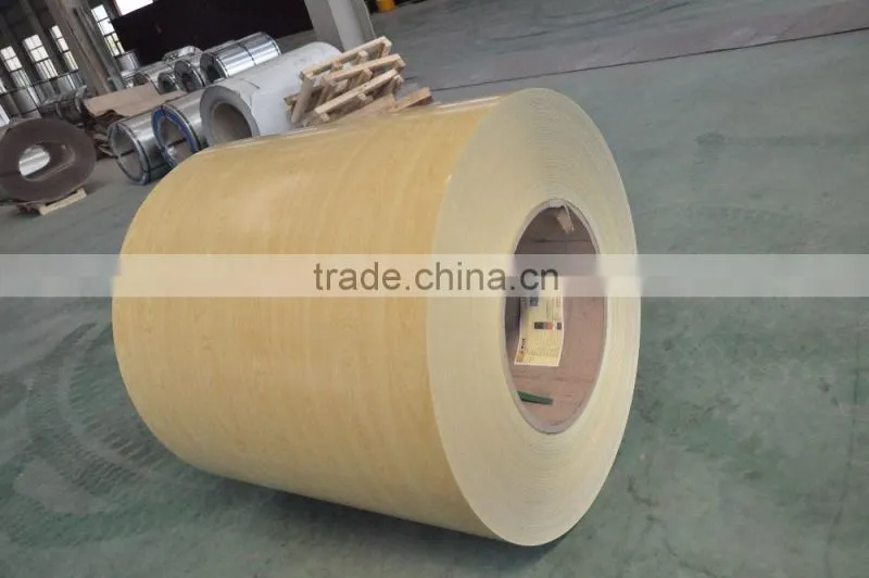 wooden pattern printed ppgi steel coils