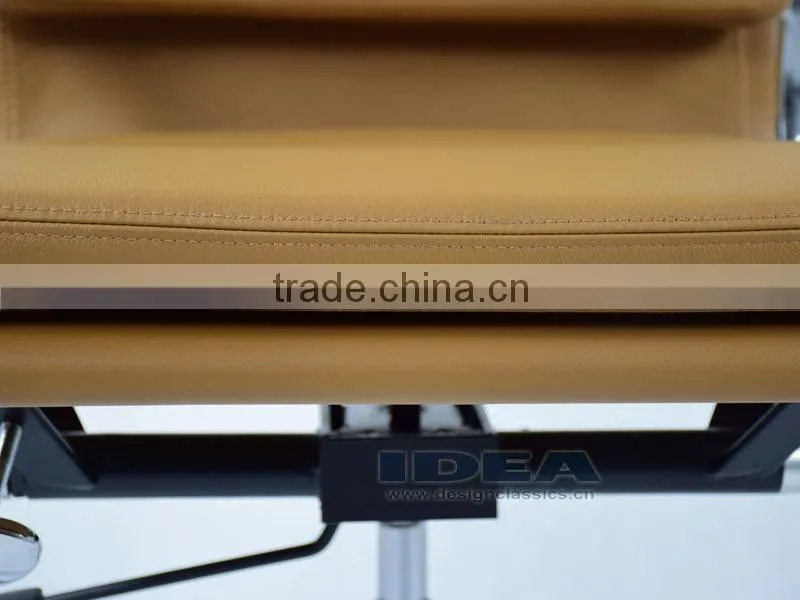 Replica EA219 Charles Office Chair - Tan Color Genuine Leather