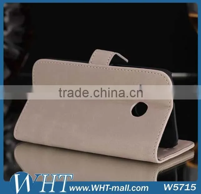 Wallet Case for HTC One M8 Mini Leather Case Cover with Ultra Thin Stand