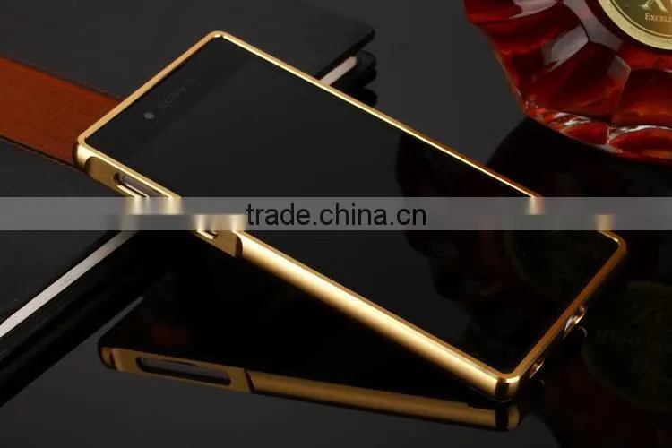 High Quality Luxury Mirror Cover Bumper Phone Case For Sony Z5P