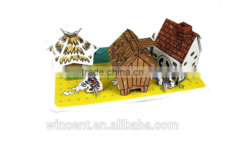 Kids DIY Painting 3D Puzzle