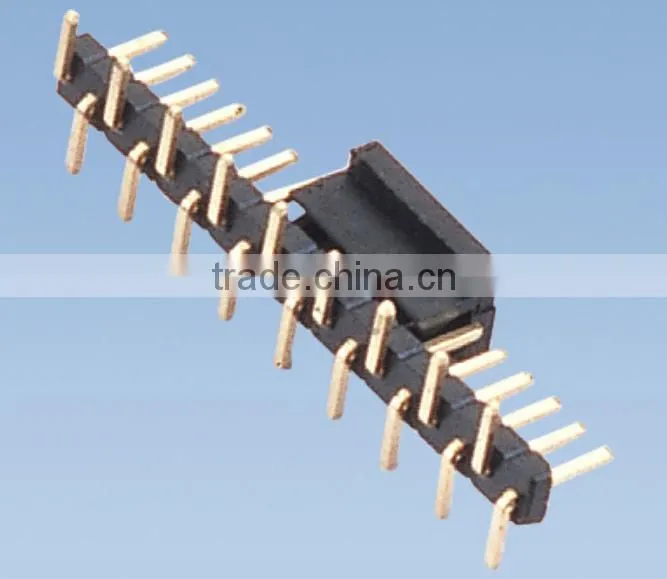 1.0mm Pitch Double Row Pin Header 180 Degree H=1.0