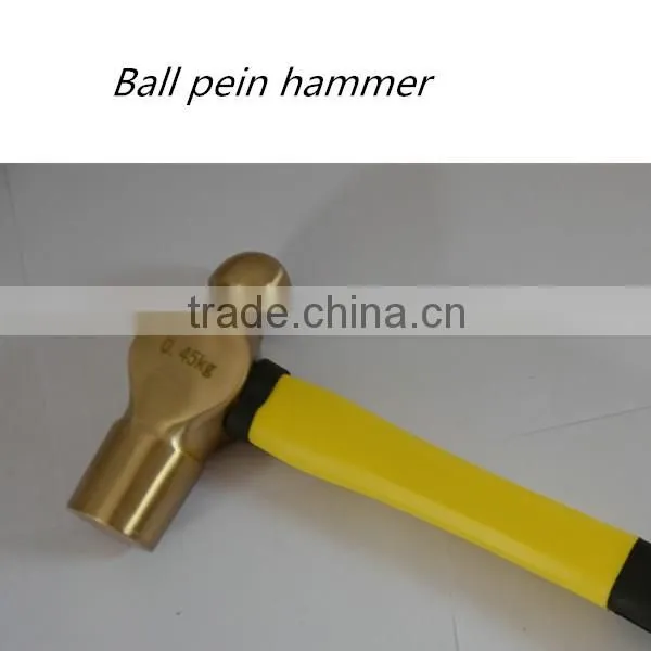 Ball peen hammer,brass ball pein hammer,non sparking ball pein hammer
