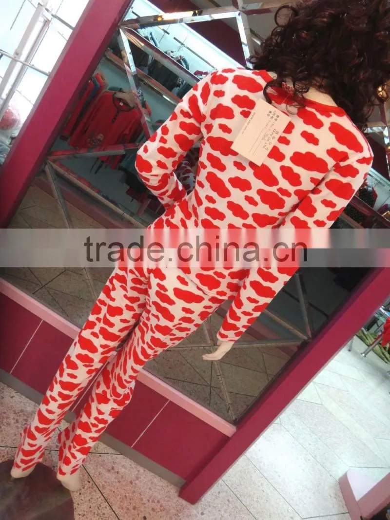 Creative Lovely three duck cloud pattern design three-piece pajamas woman
