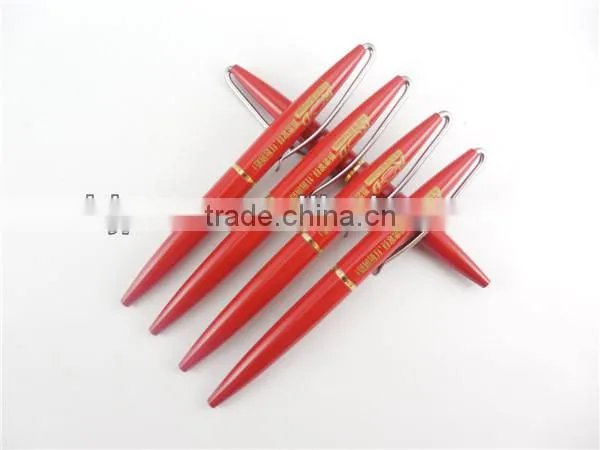 Elegant Design Deep Red Color Promotional Mini Ball Pen for Gifts