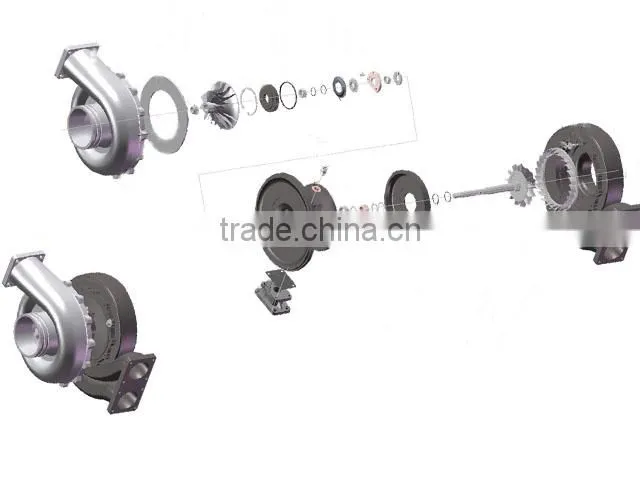 high quality complete turbo charger tbp4