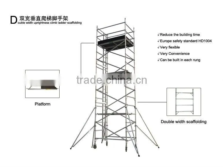 aluminium mobile scaffold tower