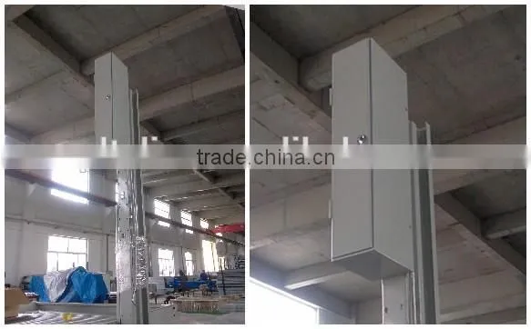 Two Level 2 Post Tilt Parking Lift/ double stack parking system/ hydraulic car park lift