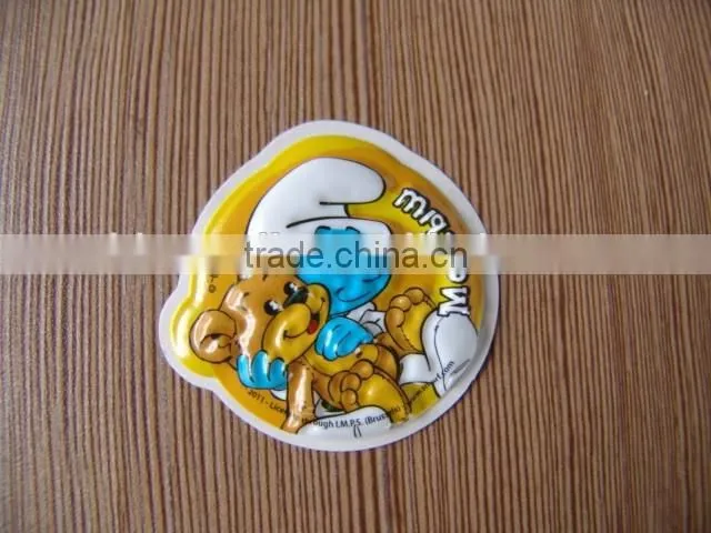 custom pvc sticker,3d embossing pvc sticker