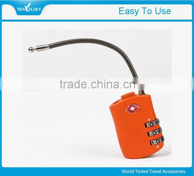 Approved 3-Dial Luggage TSA steering wheel Lock