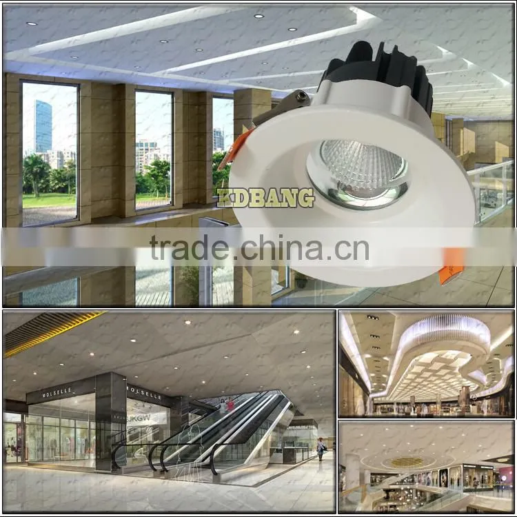 Taiwan Epistar ceramic chip recessed 10w cob downlight