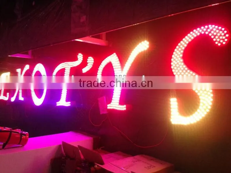 Color Changing Addressable 12V 12MM IP67 RGB Led Pixel Curtain Light