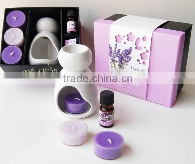 Wholesale and eco-friendly ceramic diffuser with scented candle