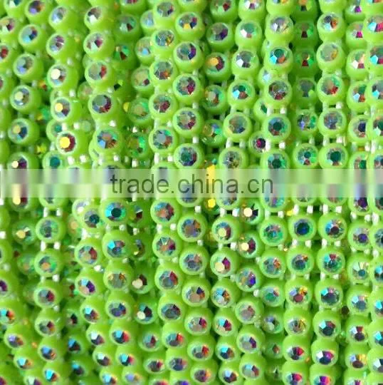 SS8 single rhinestone cup chain