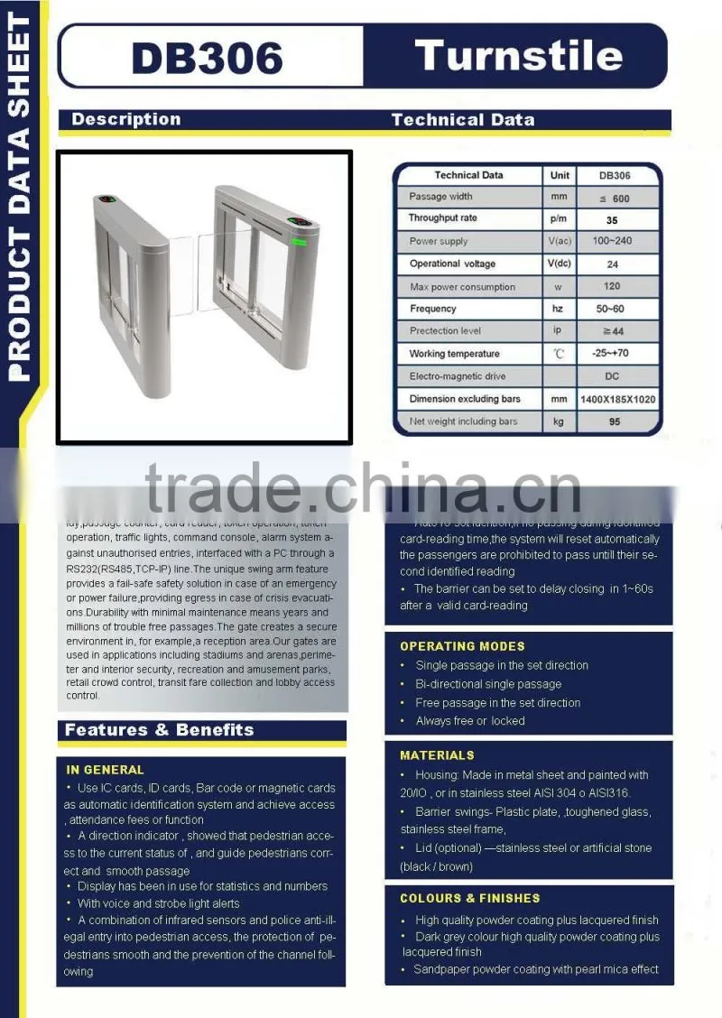 automatic wing turnstile used turnstiles for sale