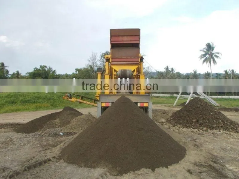 Movable jaw crusher plants, mobile crushing station for aggregate production