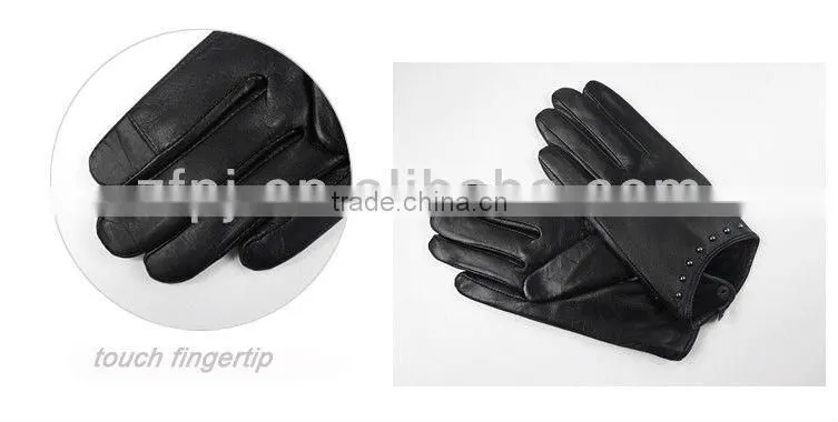 fashion leather cycle gloves