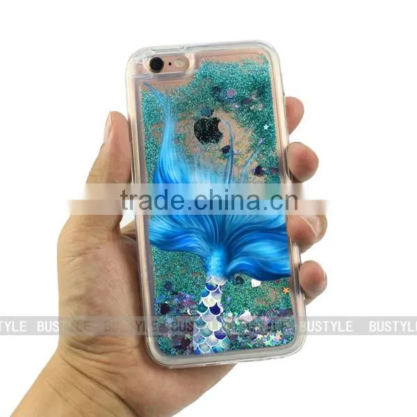 3D custom printing colorful liquid stars phone case, bling glitter cover for iphone 5 5s 6 plus for samsung galaxy s6 s7