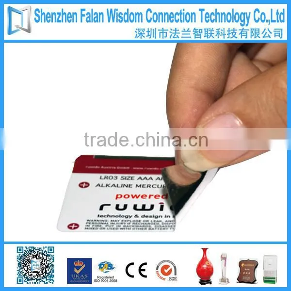 Custom battery labels stickers