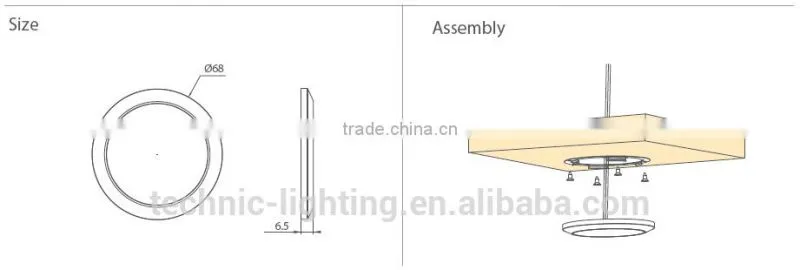 super slim COB cabinet light
