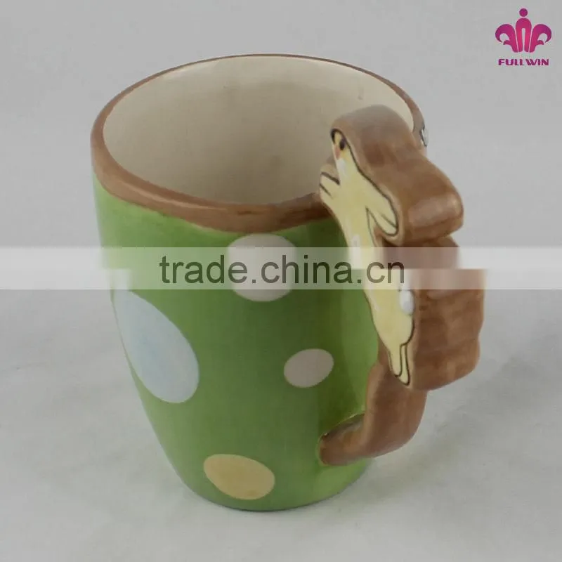 Ceramic mugs with handle