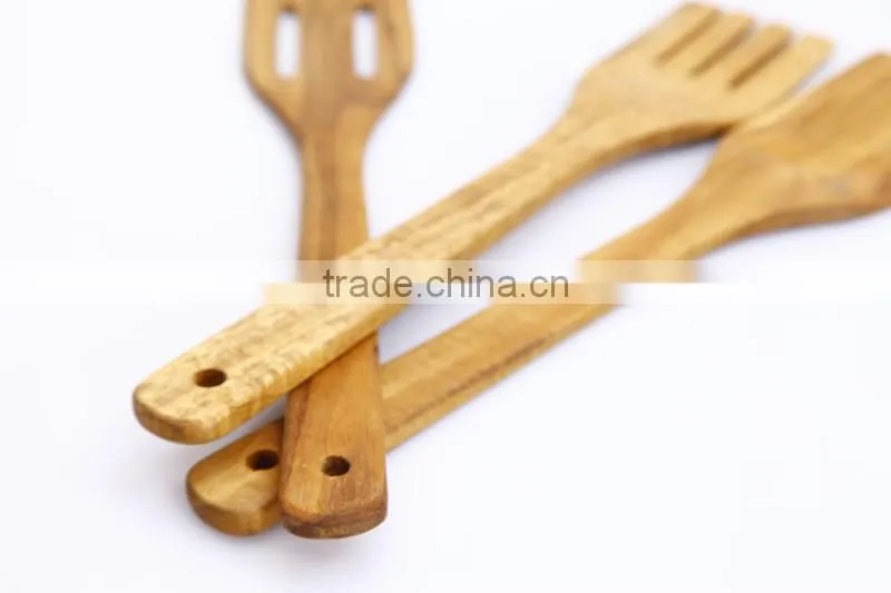 eco-friendly heat-resisitant wood kitchen utensil
