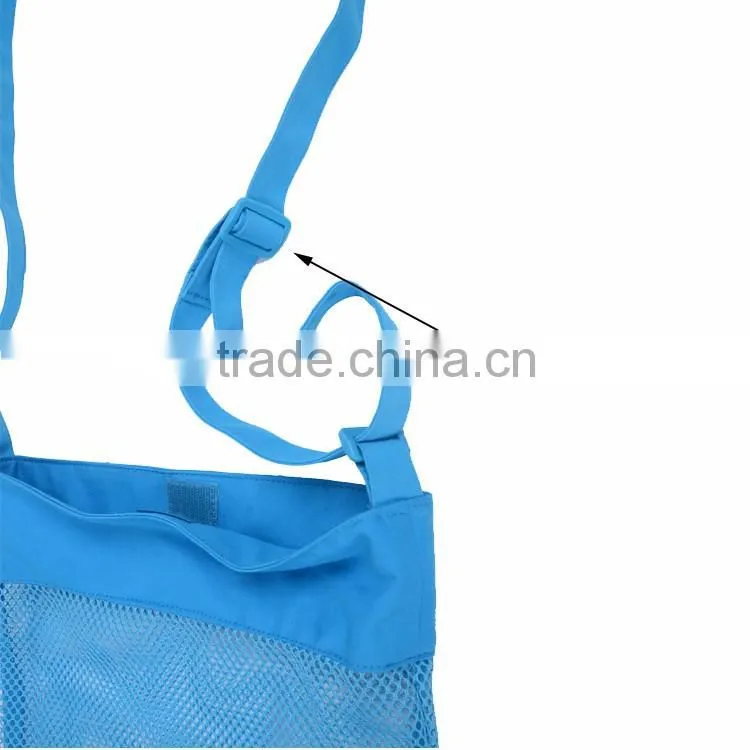 Customized mesh shell tote beach seashell tote bag