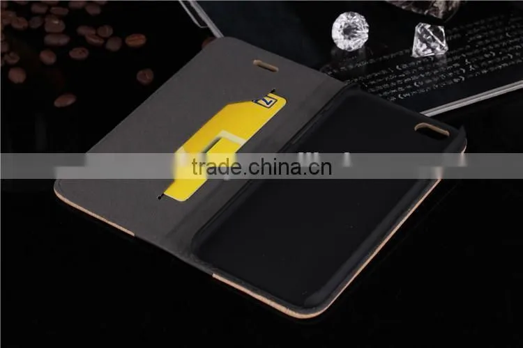 for iphone6 cover wood pattern leather case for iphone 6