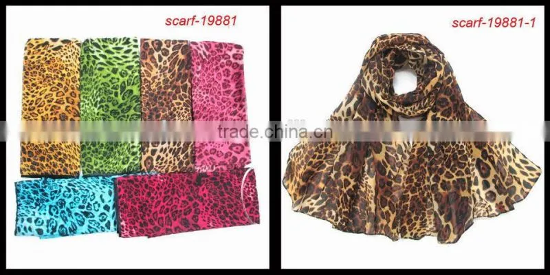 latest popular flower style around neck scarf