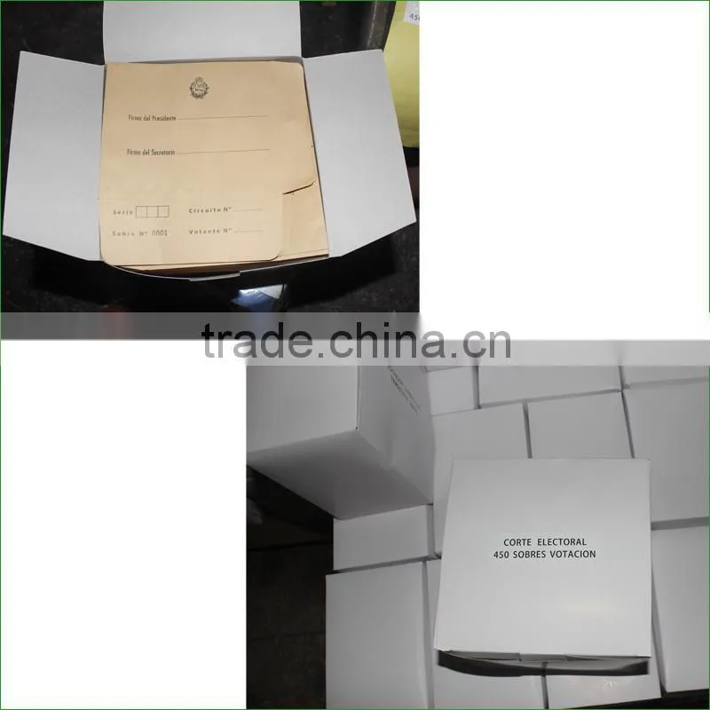 white international standard window envelope