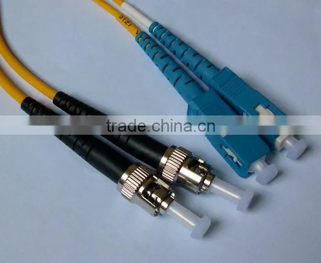Simplex 9/125 Singlemode SC/PC-ST/PC fiber optic patch cord