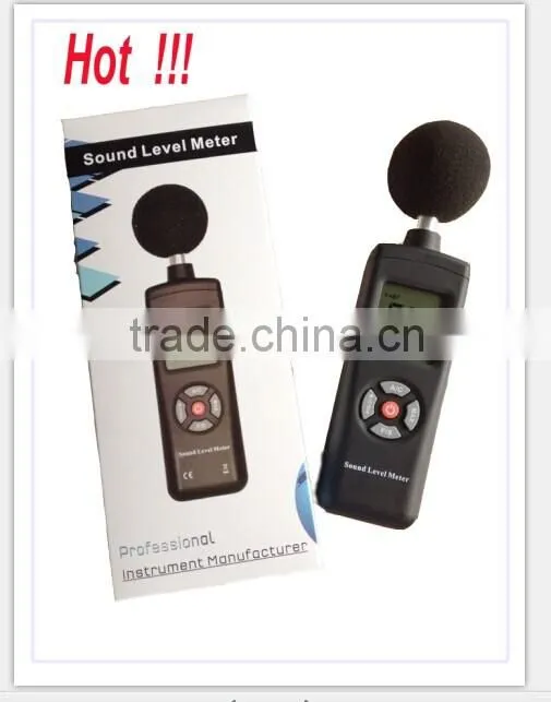 Handheld Digital A/C Frequencies Sound Level Meter - Instant Accurate 40 To 100 dB Measurements - LCD Display And Microhone - Fo