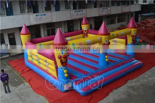 Giant Commercial Inflatable Clown Bouncy Castle, Inflatable Jumping Castle for Kids