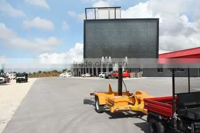 Australian standard solar traffic LED trailer signs VMS