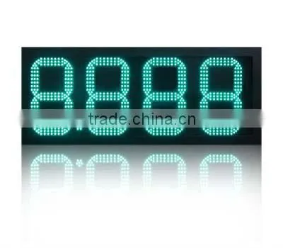 alibaba express wireless control GPRS single/dual color led gas price sign for gas station
