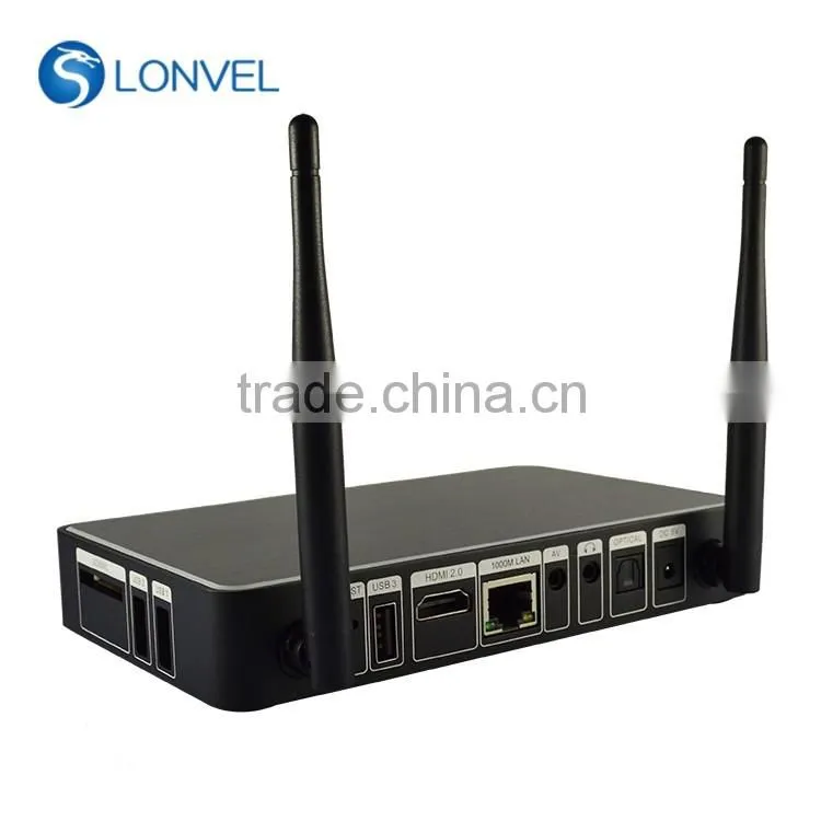 2016! QuadCore Aluminum case Amlogic S905 TV box Bluetooth 4.0 Box