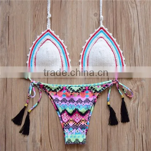 Wholesale High Quality One piece Sexy Handmade Crochet Bikini