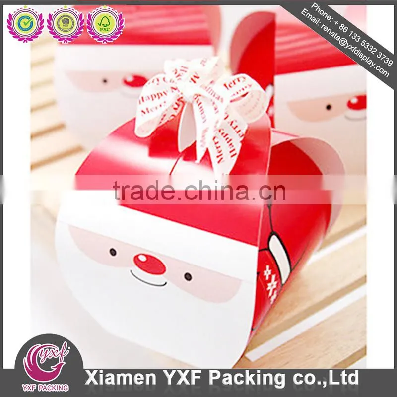Christmas Party white paper box + White Ribbon