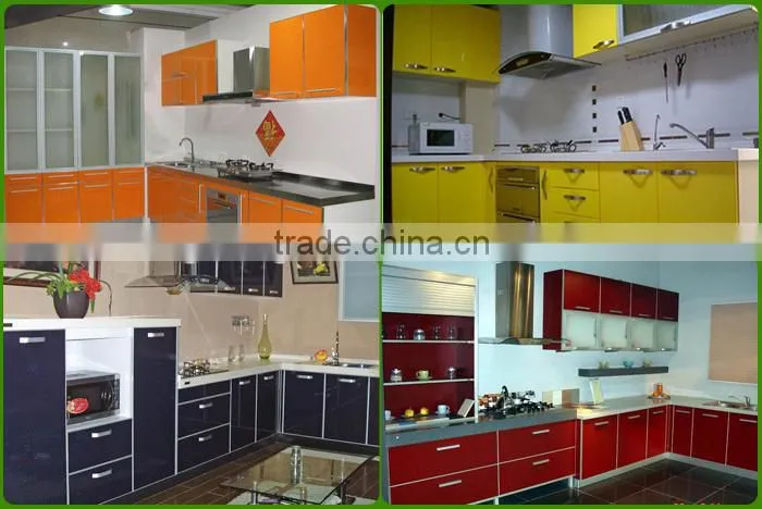 2015 Hot sales Melamine board kitchen cabinet