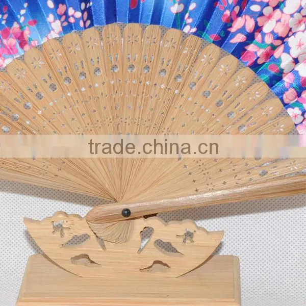 Boutique folding silk fabrics dancing fans