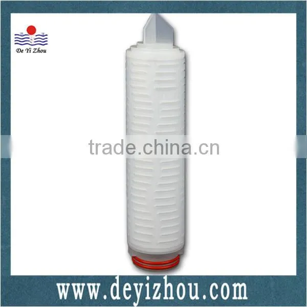 Food filtration Nylon 6 membrane pleated filter element