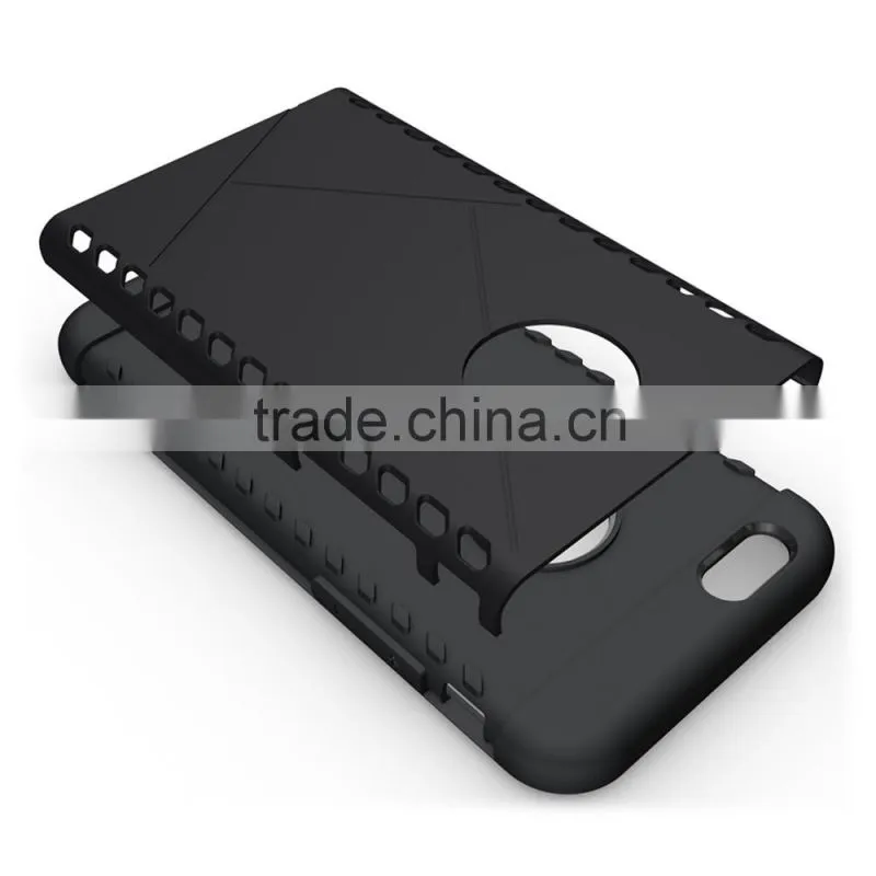Hot 2 in 1 armor case for Iphone 6 4.7 premium TPU made great shock proof function