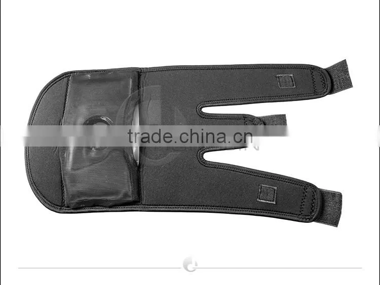 Black Neoprene Cold Therapy Knee Pad