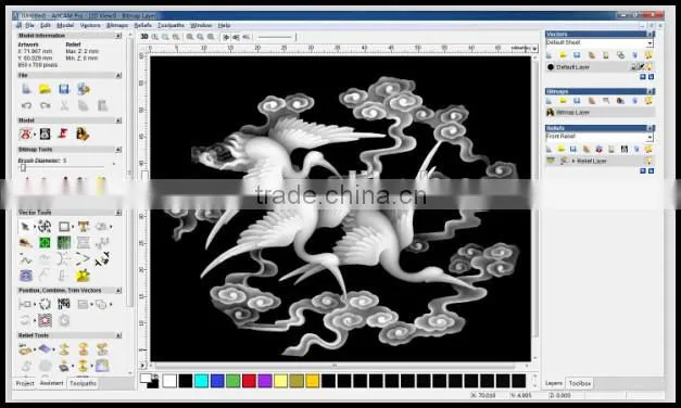 High precision cnc machine for engraving metal 6090 with water sooling system
