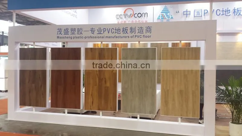 Plastic PVC Flooring Wood Look 2mm Thick