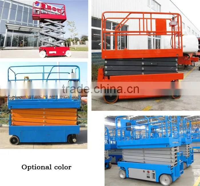 self-propelled electric scissor wheel lift