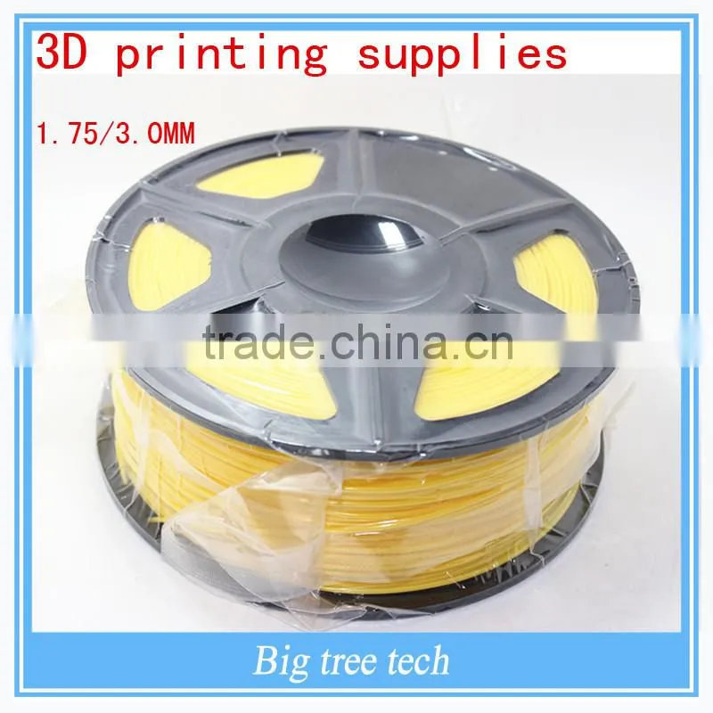 2016 3d printer PLA 1.75mm 3mm Yellow color consumables